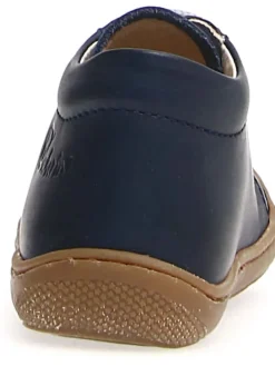 Leder-Sneakers "Cocoon" in Dunkelblau/ Blau