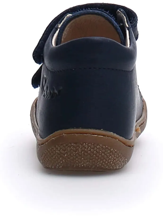 Leder-Sneakers "Cocoon in Dunkelblau/ Blau