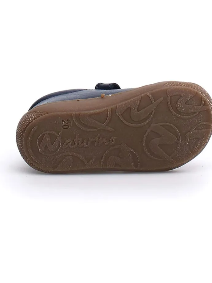 Leder-Sneakers "Cocoon in Dunkelblau/ Blau