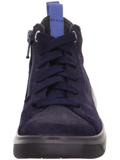 Leder-Sneakers "Cosmo" in Dunkleblau