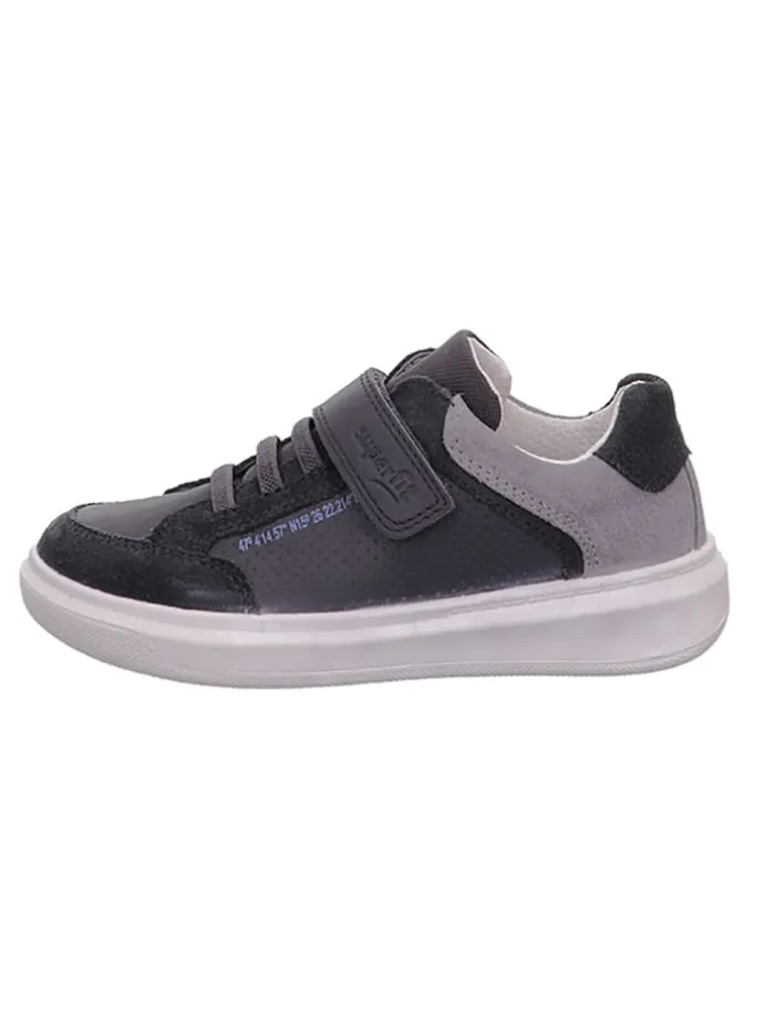 Leder-Sneakers "Cosmo" in Schwarz