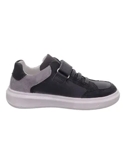 Leder-Sneakers "Cosmo" in Schwarz