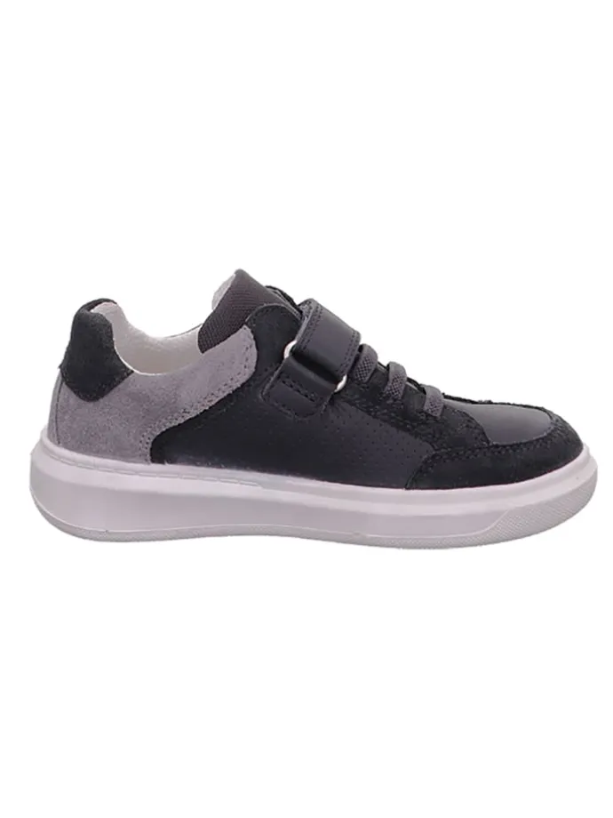 Leder-Sneakers "Cosmo" in Schwarz