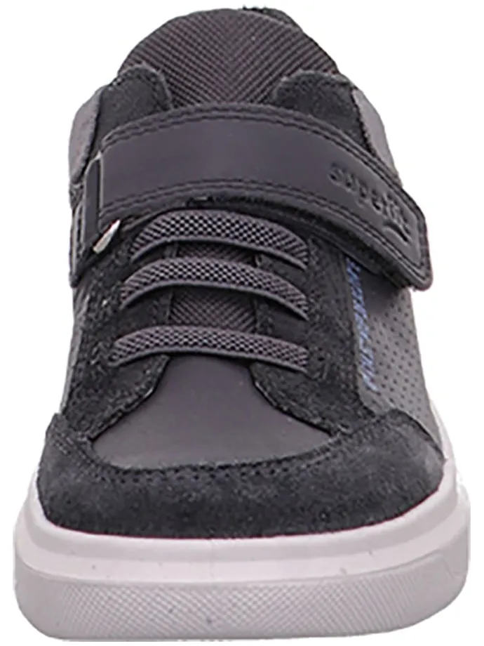 Leder-Sneakers "Cosmo" in Schwarz