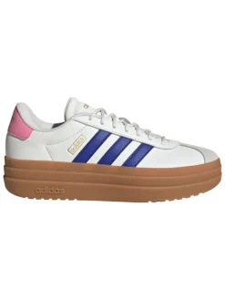 Leder-Sneakers "Court Bold" in Weiß/ Rosa/ Blau