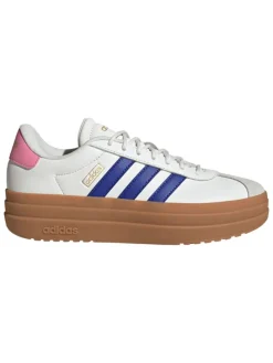 Leder-Sneakers "Court Bold" in Weiß/ Rosa/ Blau