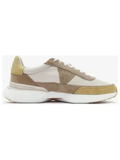 Leder-Sneakers "Craft Pace" in Hellbraun/ Beige