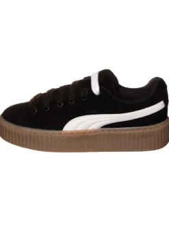 Leder-Sneakers "CREEPER PHATTY" in Schwarz/ Weiß