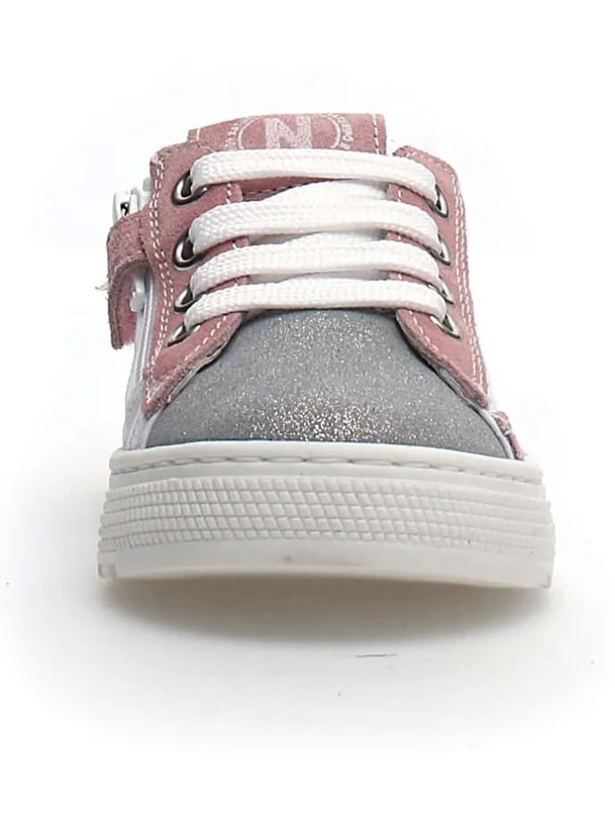 Leder-Sneakers "Dinghy" in Grau