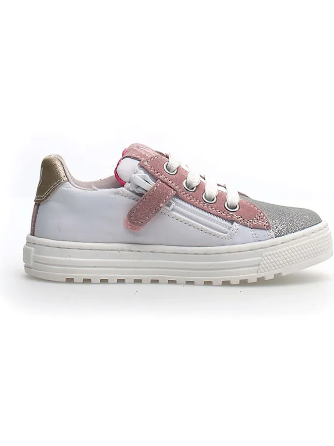 Leder-Sneakers "Dinghy" in Grau