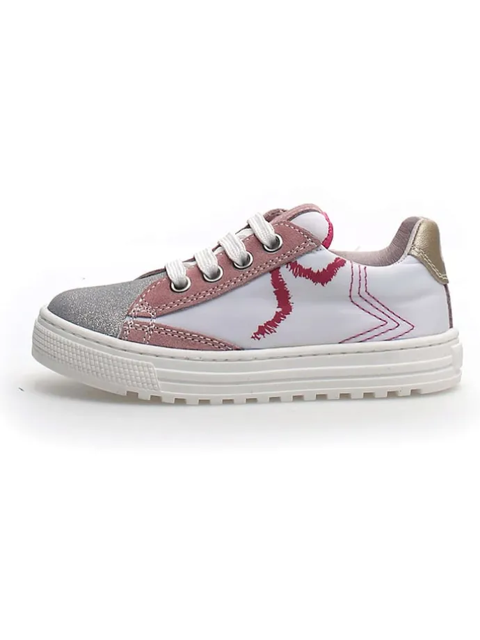 Leder-Sneakers "Dinghy" in Grau
