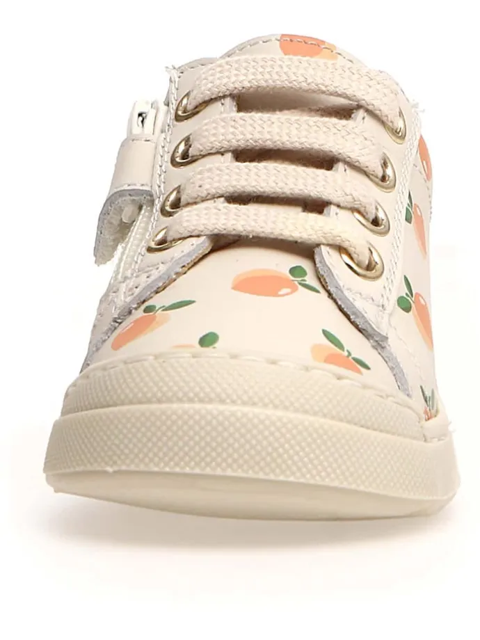 Leder-Sneakers "Eindhoven" in Creme