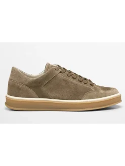 Leder-Sneakers "Enrique" in Hellbraun