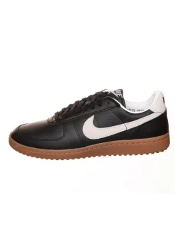 Leder-Sneakers "Field General 82" in Schwarz/ Weiß