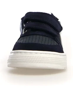 Leder-Sneakers "Hess" in Dunkelblau