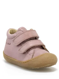 Leder-Sneakers in Altrosa