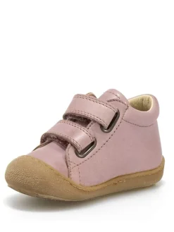 Leder-Sneakers in Altrosa