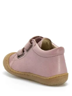 Leder-Sneakers in Altrosa