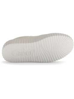 Leder-Sneakers in Beige