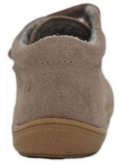 Leder-Sneakers in Beige