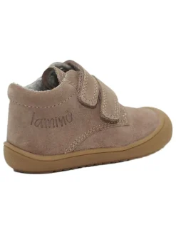 Leder-Sneakers in Beige