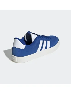 Leder-Sneakers in Blau/ Dunkelblau