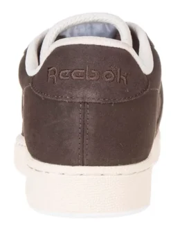 Leder-Sneakers in Braun