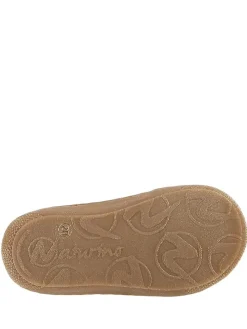 Leder-Sneakers in Braun