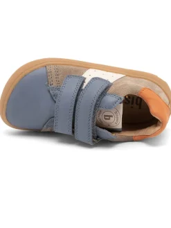 Leder-Sneakers in Bunt