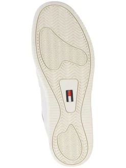 Leder-Sneakers in Creme