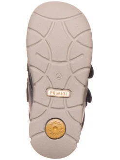 Leder-Sneakers in Dunkelblau