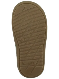 Leder-Sneakers in Dunkelblau