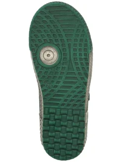 Leder-Sneakers in Dunkelblau