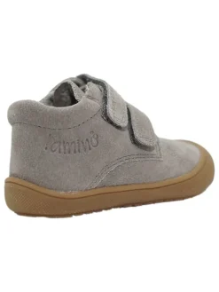 Leder-Sneakers in Grau