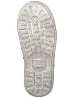 Leder-Sneakers in Grau