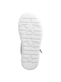 Leder-Sneakers in Grau