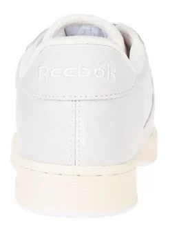 Leder-Sneakers in Grau