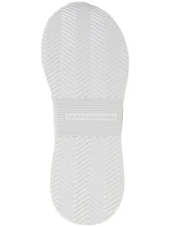 Leder-Sneakers in Grau/ Rosa