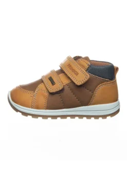 Leder-Sneakers in Hellbraun