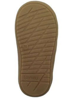 Leder-Sneakers in Hellbraun