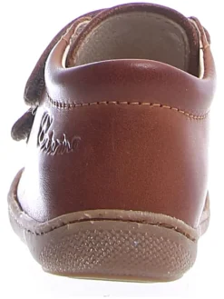 Leder-Sneakers in Hellbraun