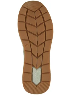 Leder-Sneakers in Hellbraun