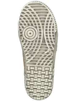 Leder-Sneakers in Hellbraun