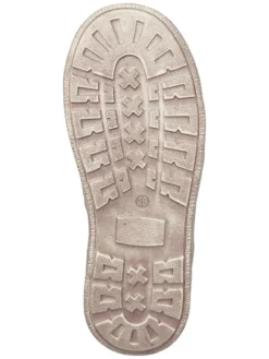 Leder-Sneakers in Khaki