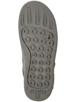 Leder-Sneakers in Khaki