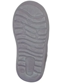 Leder-Sneakers in Lila