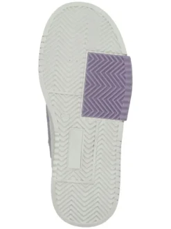 Leder-Sneakers in Lila