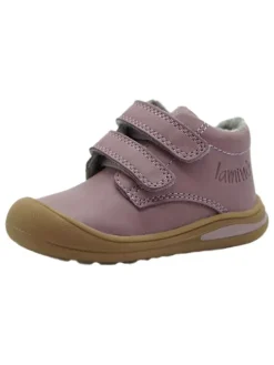 Leder-Sneakers in Lila
