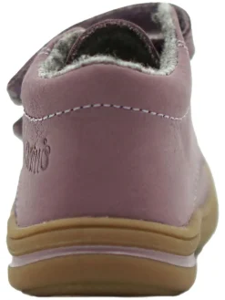 Leder-Sneakers in Lila