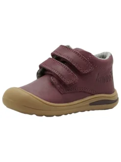 Leder-Sneakers in Lila